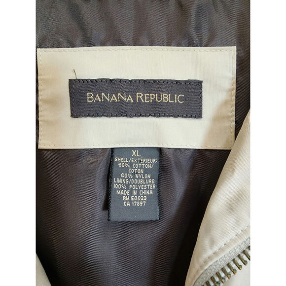 Banana Republic Men's Water Repellant Jacket with Pockets and Chest  Pockets XL - Picture 6 of 9